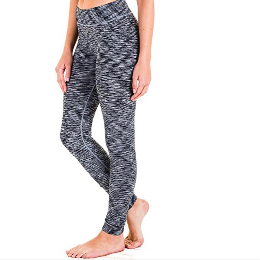 Tri-Color Leggings In Black